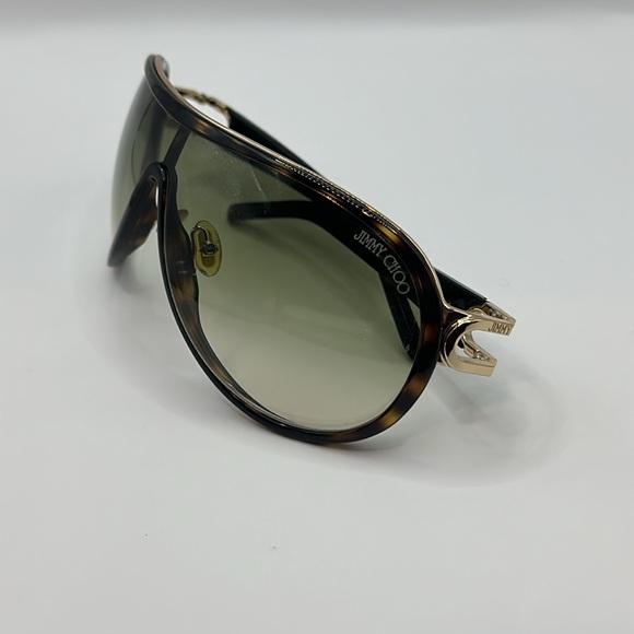 JIMMY CHOO PROTEA UNISEX SUNGLASSES! Havana Gold/Brown! In Excellent Condition! - Picture 4 of 11